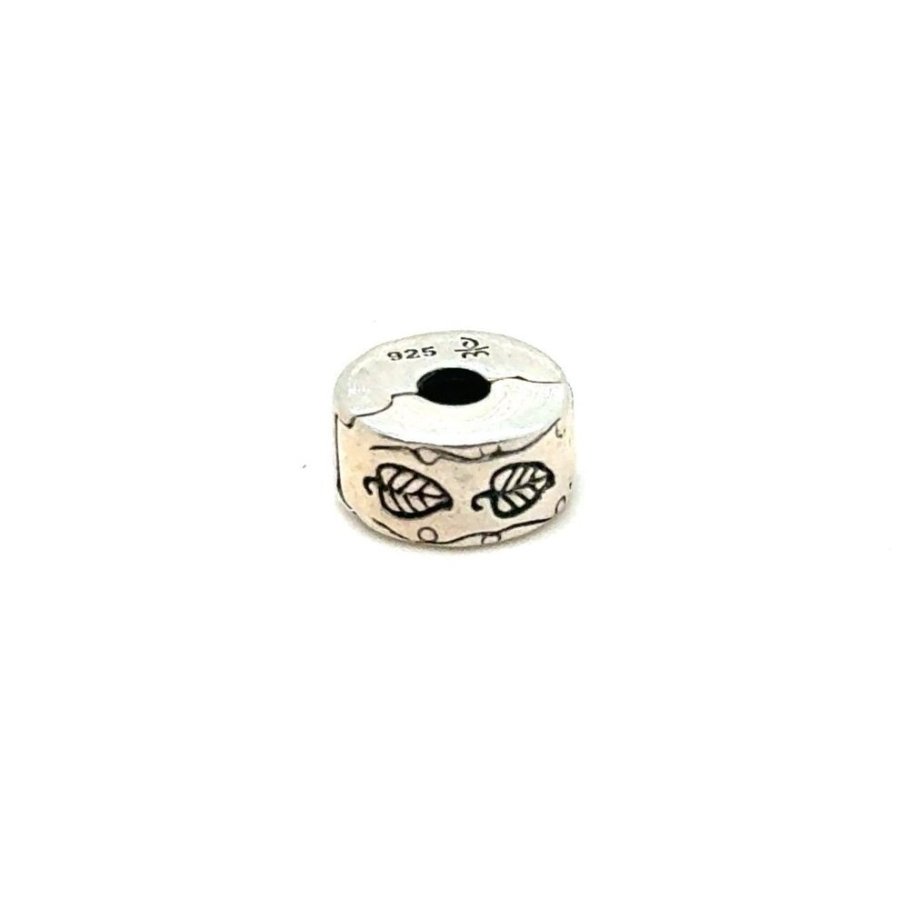 925 Silver Leaf Clip Charm